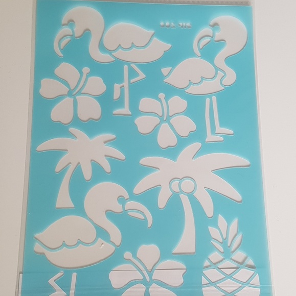 CLEARANCE Reusable Stencil Pochoir, Set of 3 - Picture 2 of 7